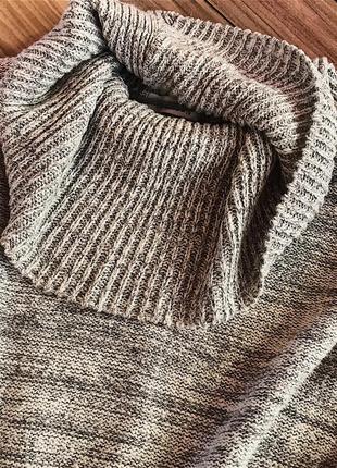Тёплый вязаный свитер 5
