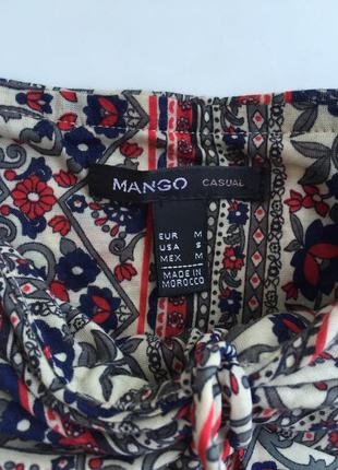 Гарний топ блуза бандо mango р. m4 фото