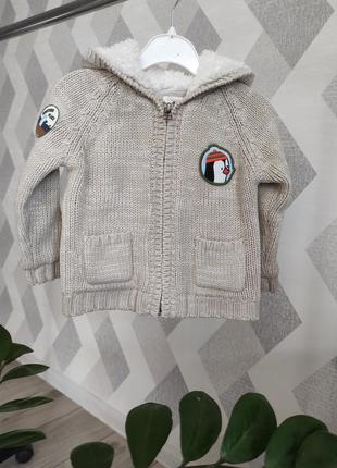 Тепла кофта фірми sfera, розмір 12-18 місяців