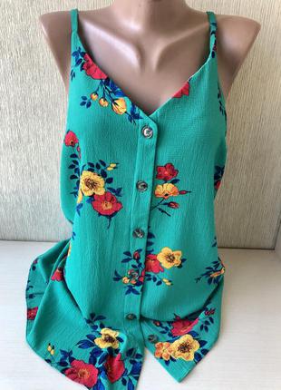 Класна яскрава блуза майка papaya