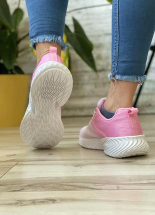Якісні жіночі кросівки з текстилю демісезонні жіночі кросівки дихаючі жіночі кросівки текстильні жіночі кросівки рожеві кросівки8 фото