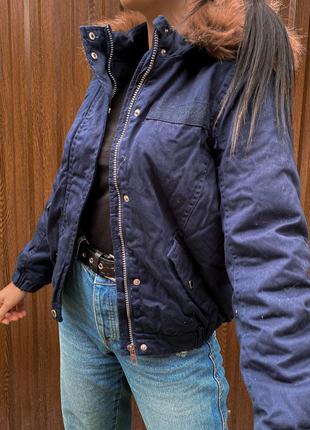 Сінія підліткова куртка парку тепла з хутром / спортивна куртка на дівчинку