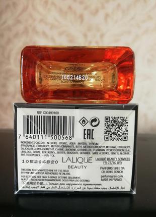 Gres madame gres edp 100 мл3 фото
