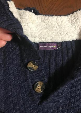Вязаный свитер размер 10-12 лет