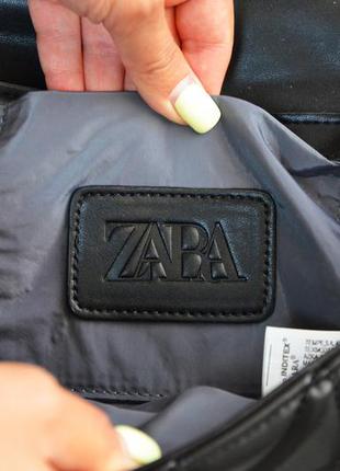 Большая стеганая сумка zara на цепочке +видеообзор4 фото