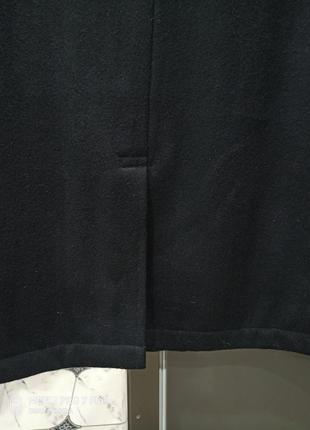Стильне двобортне підлозі пальто в діловому стилі на синтепоні9 фото
