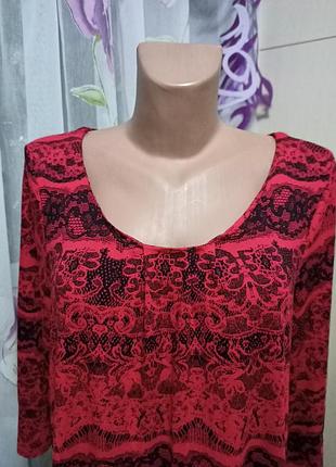 Туника вискоза, свободно кроя,кофта