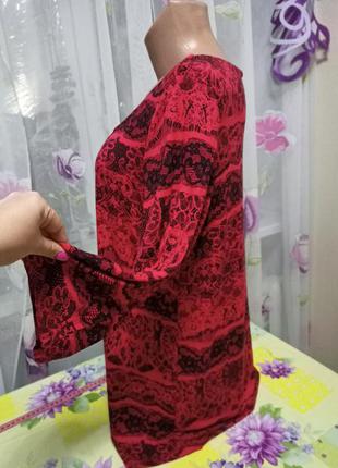 Туника вискоза, свободно кроя,кофта