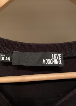 Кофта лонгслив love moschino2 фото