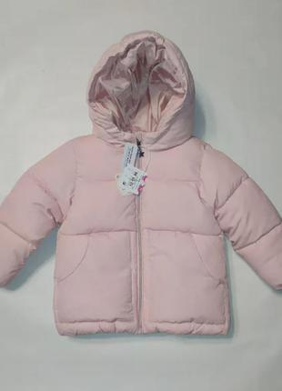 Куртка дитяча рожева lefties р.80, 86см