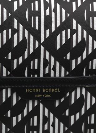 Дорожная кожаная сумка саквояж henri bendel5 фото