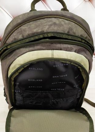 Рюкзак школьный для мальчика bagland ураган 20 л. хаки-оливка.6 фото