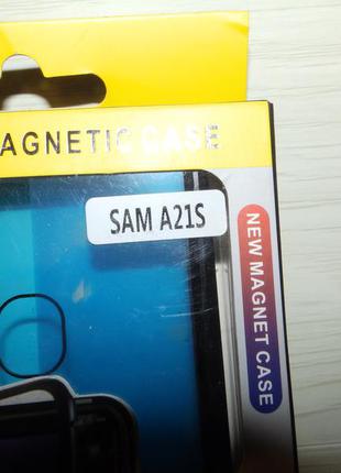 Magnetic case full glass 360 (магнітний чохол) для samsung galaxy a21s4 фото