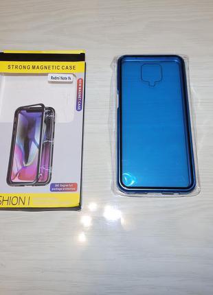 Magnetic case full glass 360 (магнитный чехол) xiaomi redmi note 9s / note 9 pro3 фото
