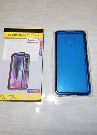 Magnetic case full glass 360 (магнитный чехол) xiaomi redmi note 9s / note 9 pro4 фото
