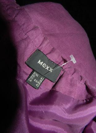 Льняной,лён сарафан-платье и жакет,льняной костюм,mexx, 2 в 1, сиреневого цвета,большой размер4 фото
