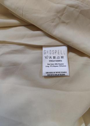 Ghospell платье миди в актуальный принт м8 фото