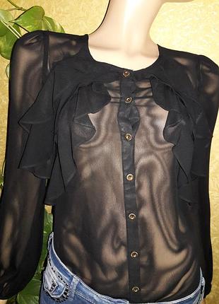 Блузка черная atmosphere размер 8