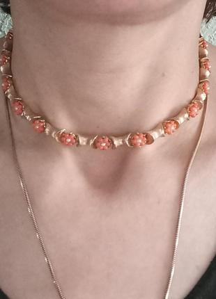 Вінтаж вінтажне кольє намисто чокер coro сша