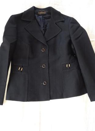 Винтаж. пиджак чистый тканая шерсть pure worsted как новый