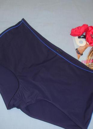 Низ от купальника женские плавки размер 50 / 16 синий шортиками1 фото