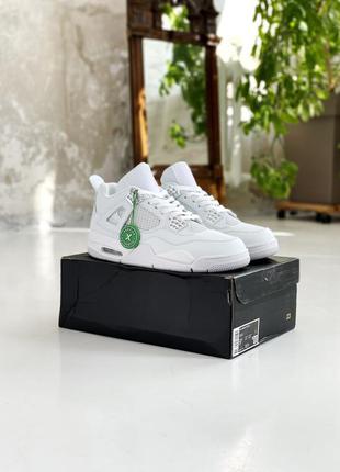 Кросівки jordan 4 retro white кроссовки