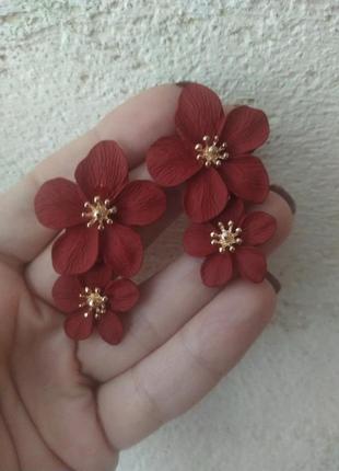 Сережки квіти, сережки квіти1 фото
