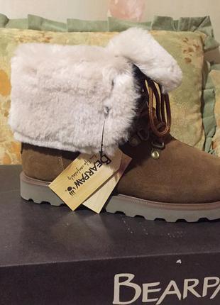 Крутейшие зимние ботинки bearpaw, р.38.5. необычная модель,оригинал2 фото