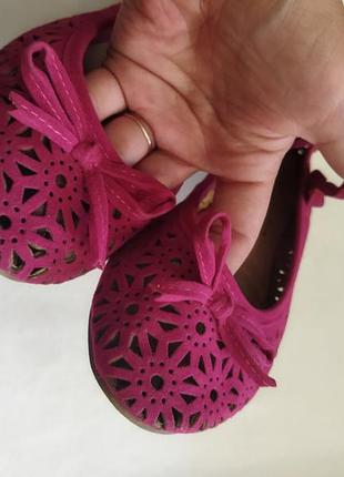 !! распродажа!! фуксия балетки туфельки!!