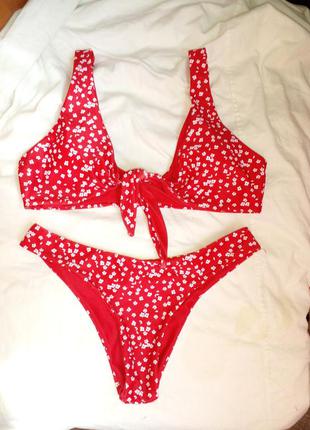 Купальник бразилианна з високими плавками розмір м