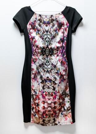 Платье reserved (размер 38) с абстрактным принтом1 фото