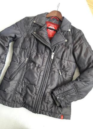 Стильна куртка-косуха пуховик, розмір s/m2 фото