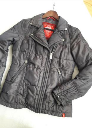 Стильна куртка-косуха пуховик, розмір s/m1 фото