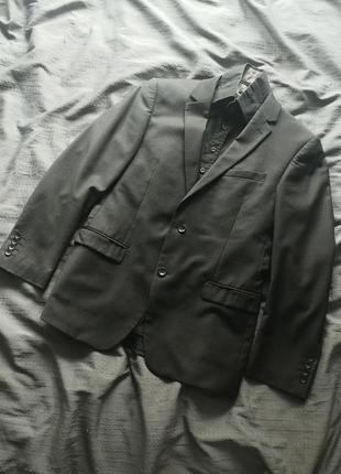Піджак блейзер сірий topman класичний приталений жакет zara blazer