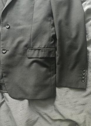 Піджак блейзер сірий topman класичний приталений жакет zara blazer5 фото