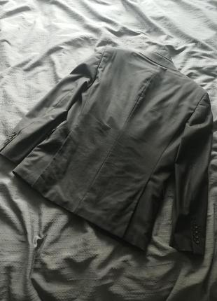 Піджак блейзер сірий topman класичний приталений жакет zara blazer6 фото
