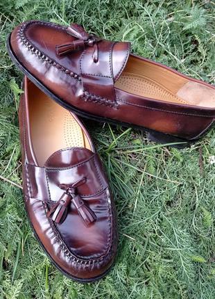 Лоферы кожа натуральная туфли мужские кожаные 44-45 cole haan