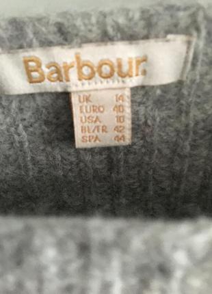 Шикарный шерстяной свитер barbour5 фото