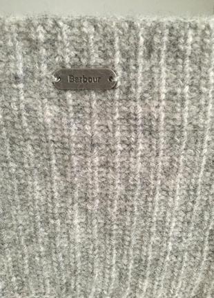 Шикарный шерстяной свитер barbour6 фото