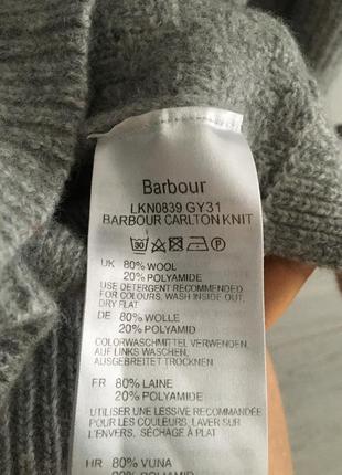 Шикарный шерстяной свитер barbour7 фото