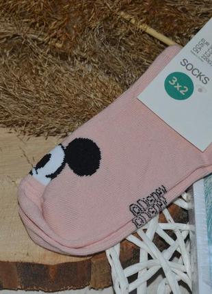 32 - 35 размер h&m новые детские фирменные короткие носки микки маус