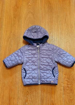 Куртка р.74 9-12мес утепленная демисезонная