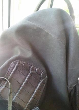 Сумка велика натуральна шкіра (італія)6 фото