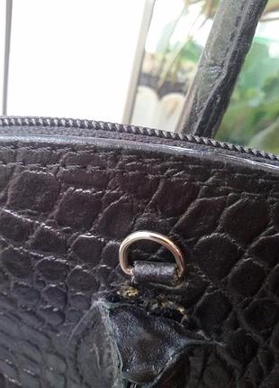 Сумка велика натуральна шкіра (італія)9 фото