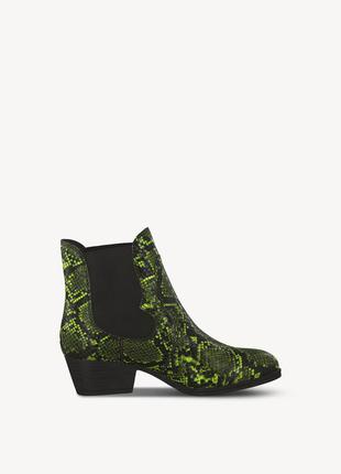 Жіночі черевики-челсі від німецького бренду tamaris "green shake"