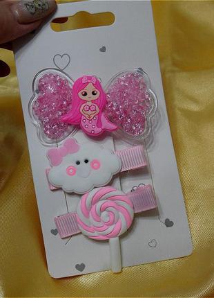 Набір заколок ніжно / чарівно і дуже оригінально)) довжина по 5 - 6 см