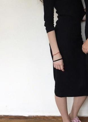 Чёрное платье ostin1 фото