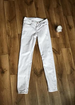 Білі джинси скіні від zara
