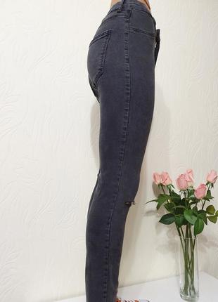Стильні джинси скіні стрейч-зара zara джинсі3 фото