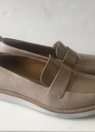 Кожаные туфли clarks р.392 фото